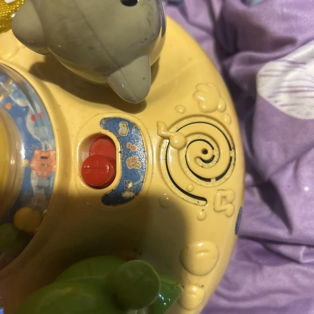Vtech Spin and Learn Top Learning Toy Sea Animals & Numbers Colors Music! Works!